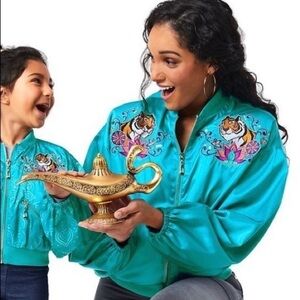 Princess Jasmine Satin Bomber Jacket